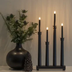 Sale Konstsmide Adventsstake 4 armer - Svart