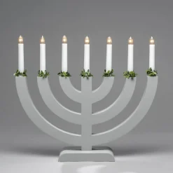 Sale Konstsmide Adventsstake 7 armet - Grå