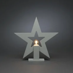 Discount Konstsmide Adventsstjerne på fot 35 cm