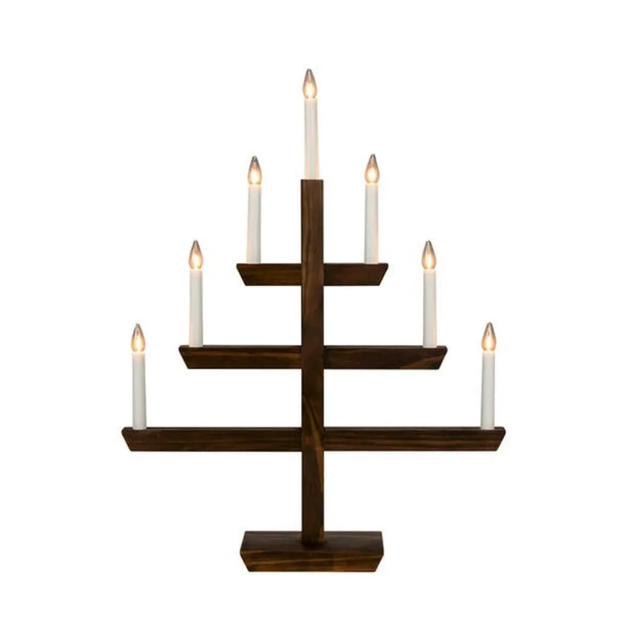 Sale Konstsmide Adventstake 7 armet Brun