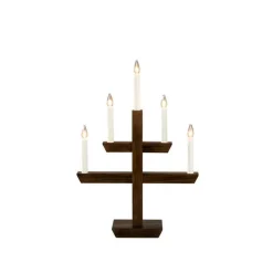 Clearance Konstsmide Adventstake 5 armet Brun