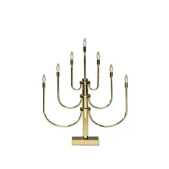 Discount Konstsmide Adventstake 7 armet Messingfarget