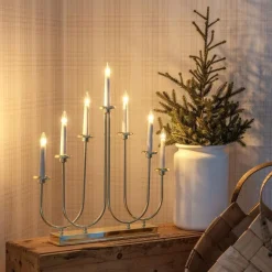 Hot Konstsmide Adventstake 7 armet Messingfarget
