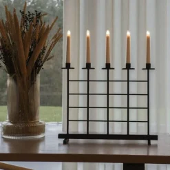 Discount Konstsmide Adventstake 5 armet metall Svart