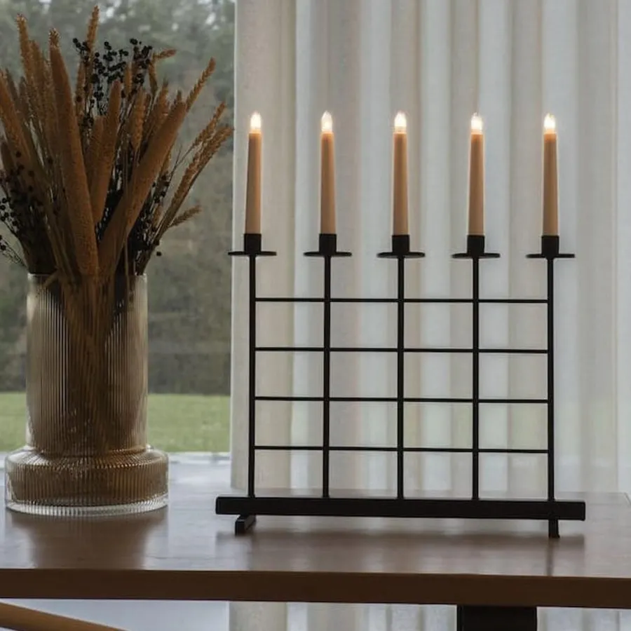 Discount Konstsmide Adventstake 5 armet metall Svart