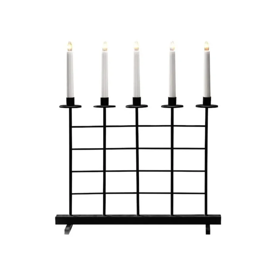 Discount Konstsmide Adventstake 5 armet metall Svart