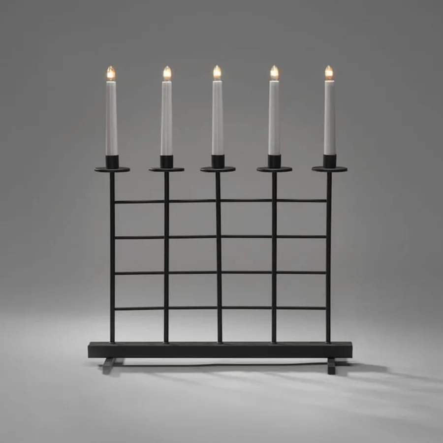Discount Konstsmide Adventstake 5 armet metall Svart