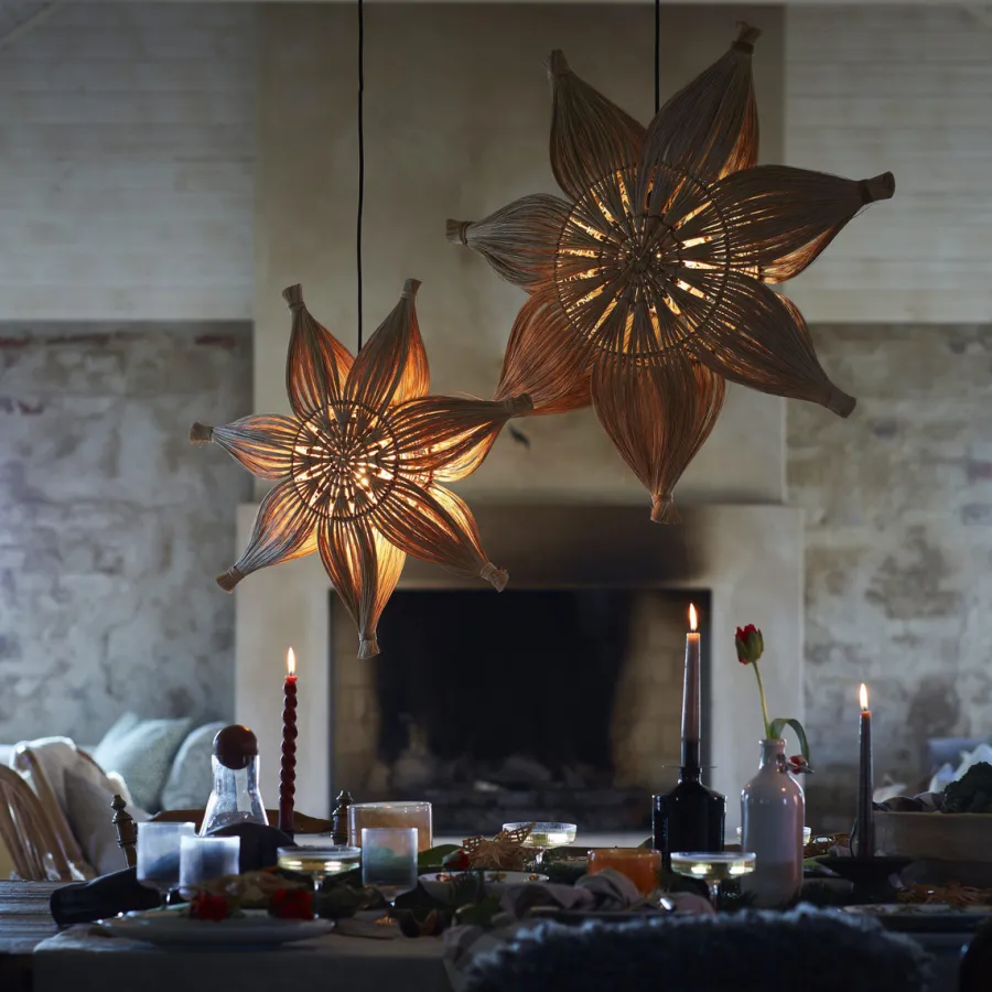 Pr home of Scandinavia Ab Agnes adventsstjerne 78 cm - Natur