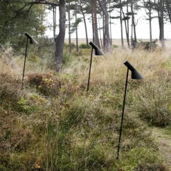 Clearance Louis Poulsen AJ Garden Pullert med spyd H:95cm - Startpakke Svart
