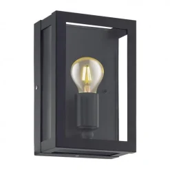 Clearance Eglo Alamonte vegglampe IP44 - Svart