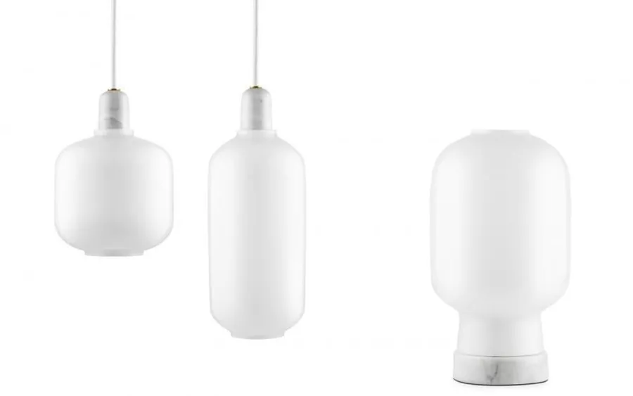 New Normann Copenhagen Amp pendel L - Hvit