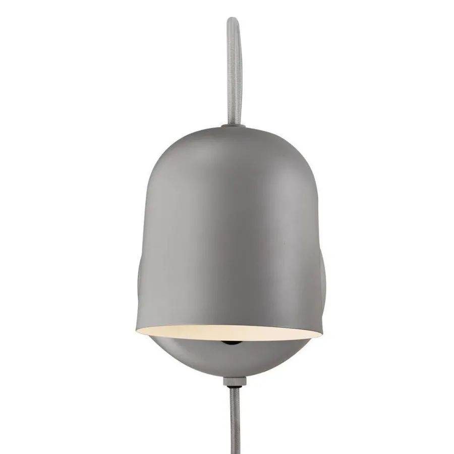 Hot DFTP Angle vegglampe med USB - Grå