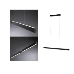 Sale Paulmann Aptare takpendel uttrekkbar 16,5W 2700 Kelvin Svart