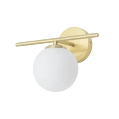 Clearance Nowodvorski Aralia vegglampe IP44 - farget Messing