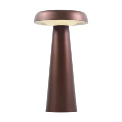 Outlet DFTP Arcello Bordlampe oppladbar inne og utendørsbruk IP54 - messingfarge Brun