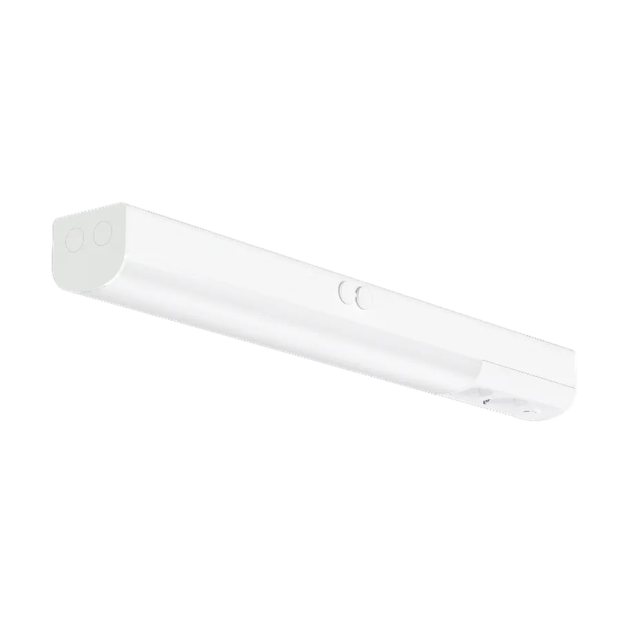 Clearance Norlux Areto benkarmatur 3000/4000 kelvin 55 cm 8W m/stikkontakt - Hvit