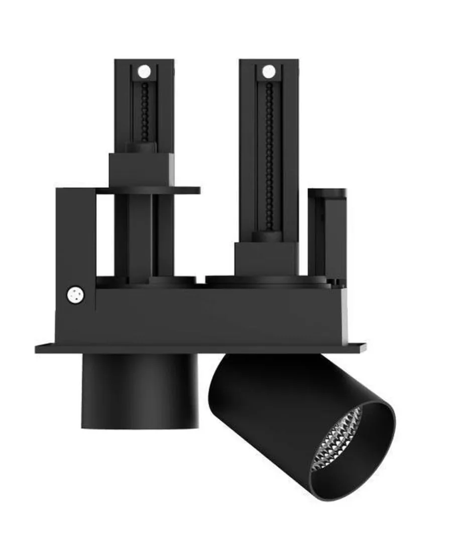 Online NorDesign Aria mini flex K2 downlight justerbar 2x5W 2700K RA90 Dimbar - Svart