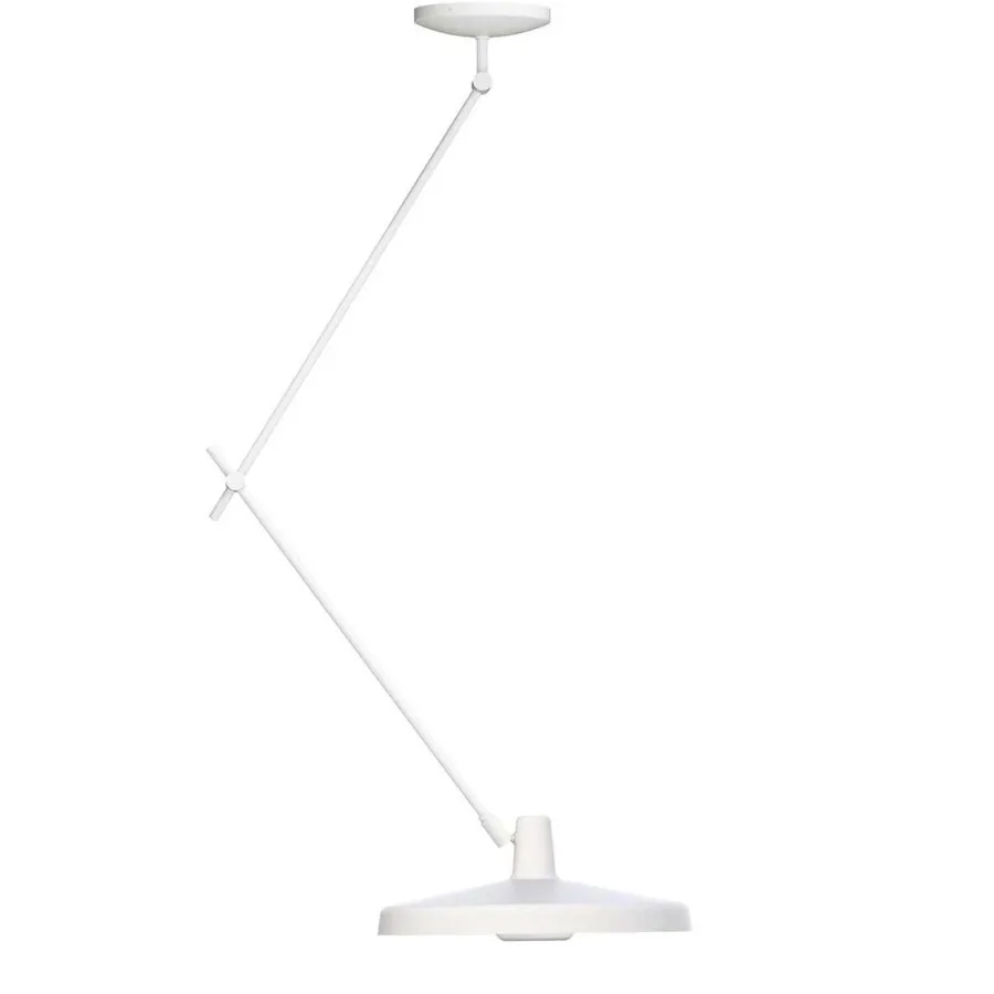 Clearance Grupa Arigato 45 enkel taklampe - Hvit