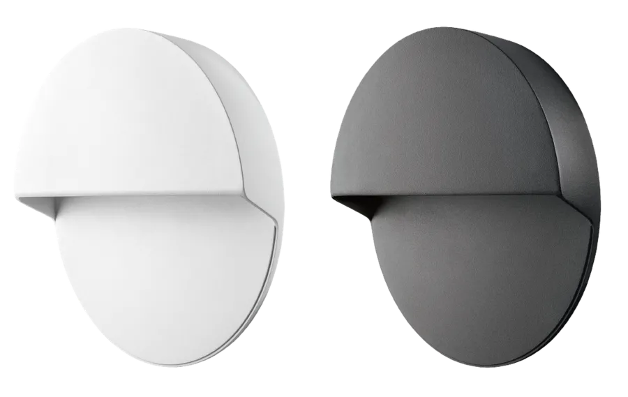 Discount Sg Armaturen As Arlon round vegglampe utendørs 10W 3000 Kelvin IK10 IP65 - Dimbar Svart