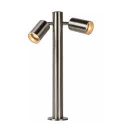 Best Lucide Arne pullert utendørs 2 arm IP44 GU10 50 cm - Satin Krom