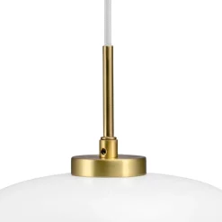 Dyberg Larsen Arp takpendel 30 cm - Messing/Opal glass Messing / Opal