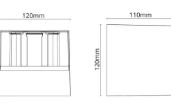 Best Sg Armaturen As Artes vegglampe utendørs IP65 2700K dimbar