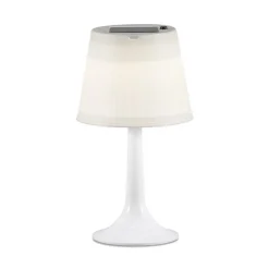 Hot Konstsmide Assisi bordlampe solcelle - Hvit