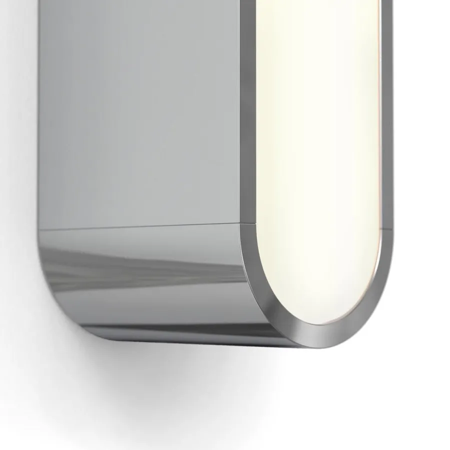 Best Astro Lighting Atticus 900 vegglampe for baderom IP44 16,8W 3000 Kelvin - Dimbar Svart