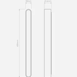 Outlet Astro Lighting Atticus 600 vegglampe for baderom IP44 13,4W 3000 Kelvin - Dimbar