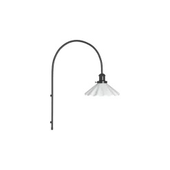 Online Pr home of Scandinavia Ab August vegglampe - med plisse mønster Hvit