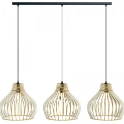 Outlet Temar Aurora spile takpendel 3 lys - Natur