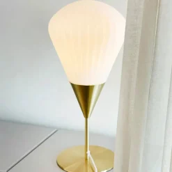 Hot Lightup Balloon bordlampe Hvit/krom