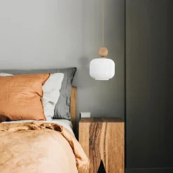 Hot TK Lighting Ballo takpendel 1-lys Hvit / Trefarget