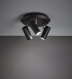 New Marksløjd Barcelona taklampe 3 spotter - Svart