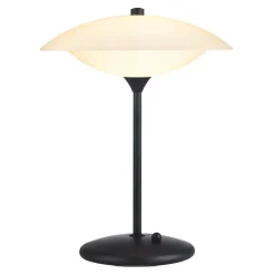 Discount Halo Designs Baroni bordlampe - Matt Svart/Hvit Svart / Opal