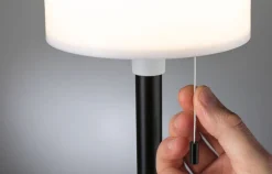 Sale Paulmann Bartja bordlampe oppladbar via USB eller solcelle 2700 Kelvin IP44