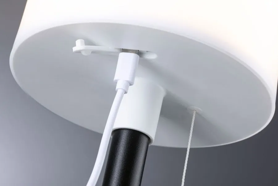 Sale Paulmann Bartja bordlampe oppladbar via USB eller solcelle 2700 Kelvin IP44