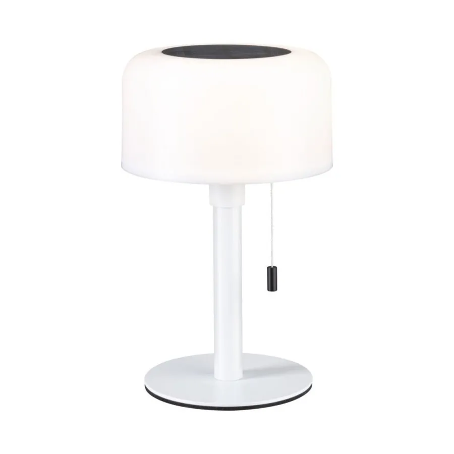 Sale Paulmann Bartja bordlampe oppladbar via USB eller solcelle 2700 Kelvin IP44