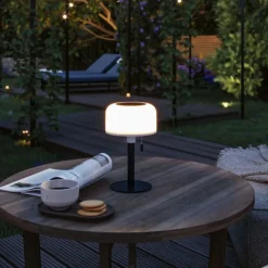 Sale Paulmann Bartja bordlampe oppladbar via USB eller solcelle 2700 Kelvin IP44
