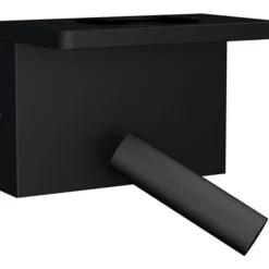 Sale Aneta Lighting Bedside vegglampe 3W 2700 Kelvin med trådløs hurtig lader og USB A og C