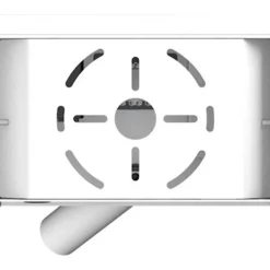 Sale Aneta Lighting Bedside vegglampe 3W 2700 Kelvin med trådløs hurtig lader og USB A og C