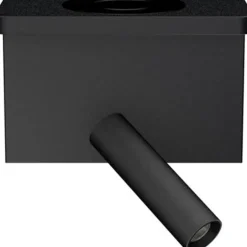 Sale Aneta Lighting Bedside vegglampe 3W 2700 Kelvin med trådløs hurtig lader og USB A og C