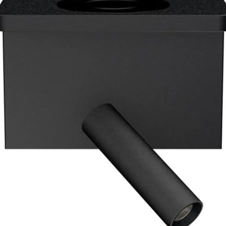 Sale Aneta Lighting Bedside vegglampe 3W 2700 Kelvin med trådløs hurtig lader og USB A og C