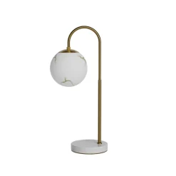 New By Rydens Bellagio bordlampe Messing/opal