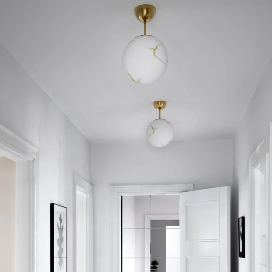 Sale By Rydens Bellagio taklampe Messing/opal