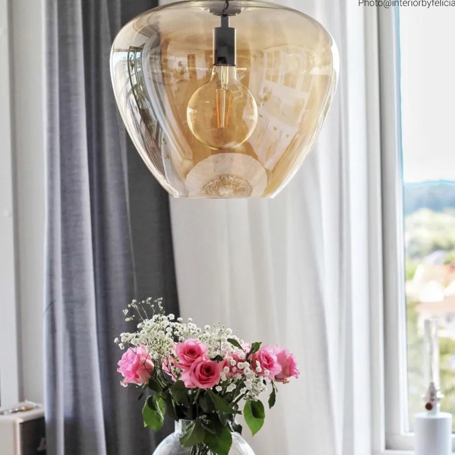 Online By Rydens Bellissimo Grande taklampe - Amber