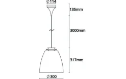 Outlet Sg Armaturen As Bell maxi takpendel - Svart/Gull Svart / Gull