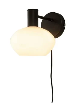Aneta Lighting Bell vegglampe Svart / Opal