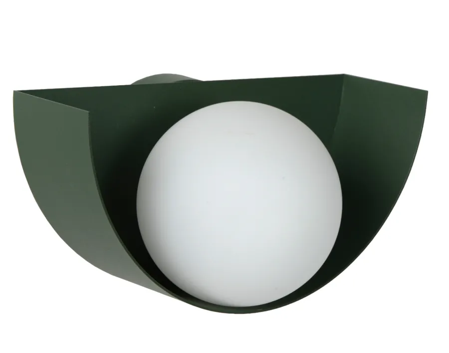 Outlet Lucide Benni vegglampe - Grønn