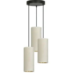 Outlet Emibig Bente rondell takpendel 3 lys - Hvit
